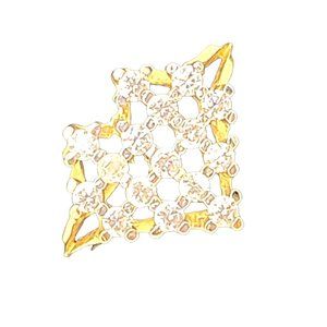 14k real Gold ring  with a beautiful heart shape